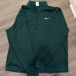 Nike Green Quarter-Zip Pullover